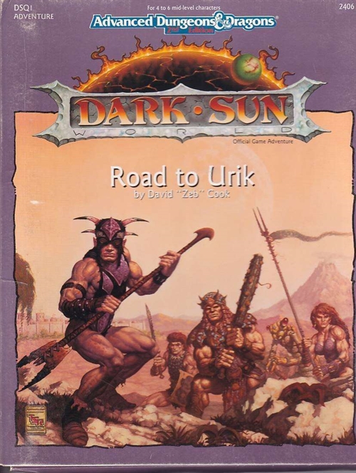 Advanced Dungeons & Dragons 2nd Edition - Dark Sun - Road to Urik (C Grade) (Genbrug)